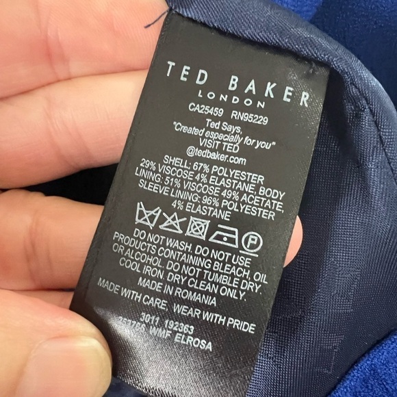 Ted Baker - Elrosa Cropped Jacket - size 3/ US M - Picture 5 of 10